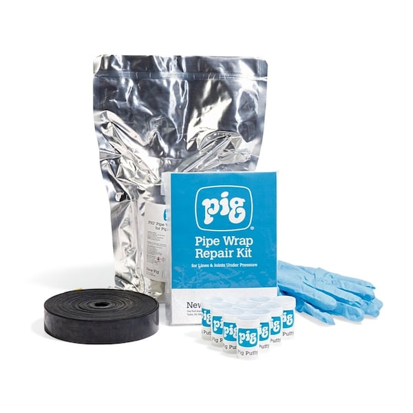 Pig PIG Pipe Wrap Repair Kit for Lines & Joints Under Pressure /box PTY126 - main